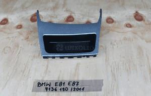 Schowek dekor ramka alu carbon bmw E81 E87 m pakiet eu 7136190 2010 1