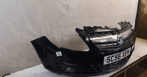 Zderzak przód przedni do opel corsa d halogeny Z20R czarny 4