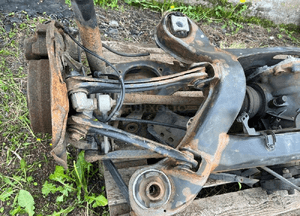 MERCEDES CLK W209 3.0CDI WÓZEK TYLNY MOST ZDROWY 4