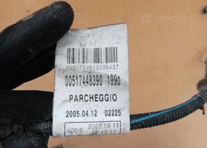 Wiązka instalacja zderzaka PDC tył Fiat Grande Punto 00517448390 6