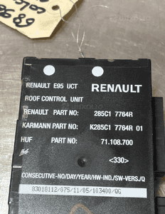 Modul sterownik dachu megane iii cabrio 285C17764R 2
