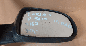 Lusterko prawe 5 pin opel corsa c Z163 nr E1 010676 uszkodzone szkło 4