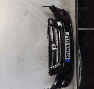 Zderzak przód przedni do honda cr-v xenon halogeny spryski xenon B92P czarny 5