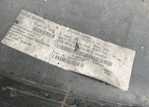 MERCEDES CL 216 zderzak kratka środkowa  halogen pdc  kratka a2168801770 8
