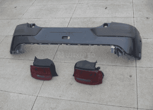 Citroen C4 cactus zderzak tylny listwy oryginał 9801686677 5
