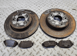 TARCZE HAMULCOWE tył tylne 290mm Kloczki Nissan X-Trail T32 1,6DIG-T 13- 1