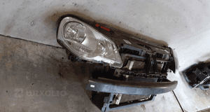 PAS PRZEDNI VOLKSWAGEN POLO 9N3 LIFT FL OKULAR BENZYNA Chlodnica Wentylator Belka KLIMATYZACJA KLIMA 4