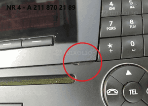 MERCEDES E 211  RADIO  CD  oryginał 14