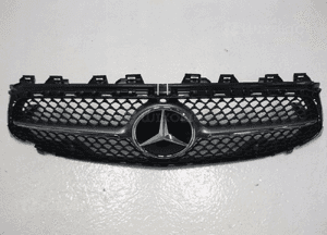 Mercedes cla W118 A118 grill atrapa wlot czarny 3