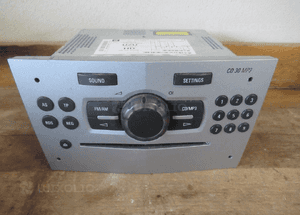 Radio cd cd 30 MP3 opel corsa d 2007r 3