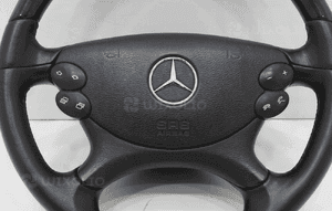 KIEROWNICA SKORA DREWNO AIRBAG MERCEDES SL R230 12