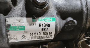 SPRĘŻARKA KLIMATYZACJI SANDEN PEUGEOT CITROEN C4 207 1.4 1.6 9651910980 WYSYŁKA! 6