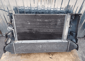 Volvo V70 iii S80 ii 2.4 D5 chłodnice wody intercooler komplet wentylator 1