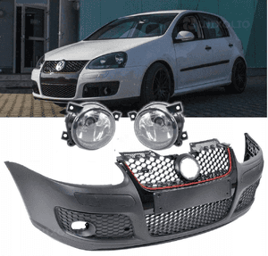 Zderzak przedni do vw golf 5 2003-2009 rok look gti + halogeny nowy 1