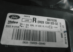 Ford s max MK2 led soczewka lampa przednia prawa 8