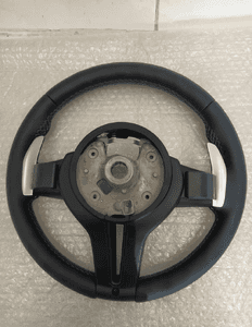 Bmw M2 M3 M4 F10 F11 F30 F20 F21 F15 F16 kierownica multifunkcyjna poduszka airbag łopatki niebiesko czerwona nić nowa oryginał 12