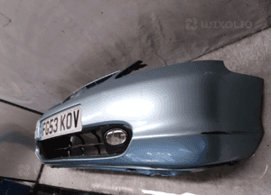 Zderzak przód przedni honda civic 7 vii błękitny morski halogeny 3