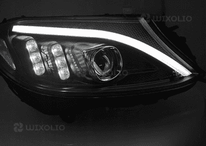 Lampy mercedes c W205 14-18R led bar do jazdy dziennej dynamiczny kier. 6