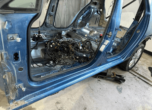 Prog slupek lewy rama vw golf vii 7 5G 5G0 5D hb 2012-2020 caly 1