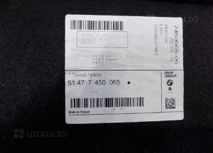 Bmw 3 330e G20 podłoga wykładzina bagażnika 7450065 4