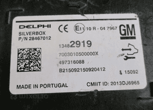 Moduł nawigacji opel insignia a lift 13482919 2