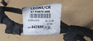 Wiązka instalacja drzwi prawy tył tylna prawa Citroen C5 III 9684768080 6