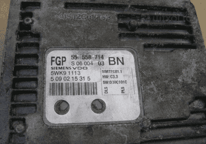 Opel Signum Vectra C 2.2 16v komputer silnika BN 55558714 2