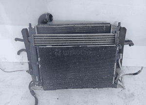 Jaguar xf X250 3.0 td chłodnice intercooler wody klimy komplet wentylator 1