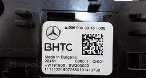 Panel sterowania klimatyzacji mercedes c W206 2021- A2069003916 7