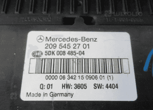 SKRZYNKA MODUŁ STEROWNIK SAM MERCEDES C-KLASA W203 W209 1.8 kompresor 2095452701 4