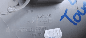 Osłona poszycie słupka lewa VW Touareg 7L6867239GB 5