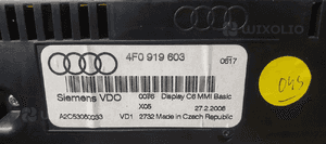 Wyświetlacz monitor radia NAVI nawigacji MMI Audi A6 C6 4F0919603 6