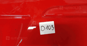 Zderzak tył tylny do opel corsa d Z547 czerwony 2