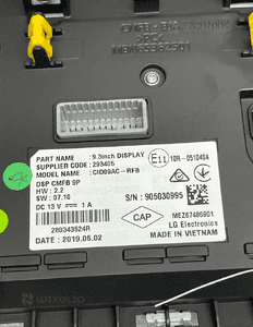 Ekran wyswietlacz renault clio v 5 280343524R org 8
