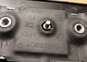 Lusterko zewnętrzne prawe manualne Europa VW Caddy III 9