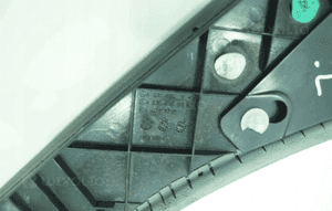 OSŁONA ZAWIASU DACHU KLAPKA LEWA PRAWA KOLOR SZARY 208A MERCEDES SL R230 7