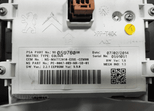 LICZNIK PEUGEOT 508 I 2.0 HDI HYBRYDA HYBRID 9808442180 9805976080 2010-14 5