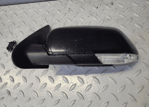 LUSTERKO lewe kierowcy grzane 7pin Skoda Octavia II 2 04-08 czarne 9910 EU 4