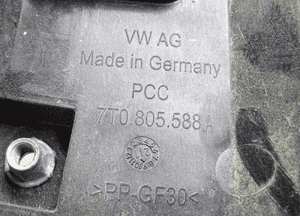 Vw T7 7T stelaż grilla grill atrapa wzmocnienie 7T0807381C 11
