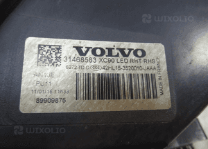 31468583 prawa lampa FULL LED VOLVO XC90 II 2015-2024 LLU 7