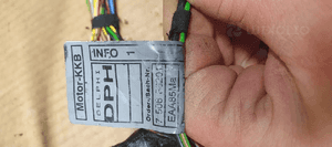 Wiązka instalacja silnika BMW 3 E46 1.9 7506865 8