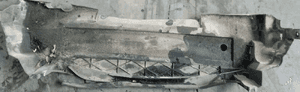 Volvo S60 V70 S80 osłona pod zderzak przód przedni 30655783 09484067 5
