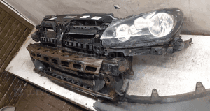 Pas przedni vw volkswagen golf 6 vi 1.6TDI diesel belka wzmocnienie czołowe komplet 3