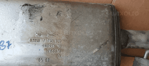 Tłumik środkowy końcowy wydech rura BMW I E81 E87 2.0D 7791919 7791927 7