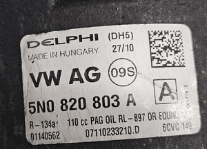 VW Polo Skoda Fabia Seat Ibiza 1.2 TDI kompresor sprężarka klimatyzacji 5N0820803A 2
