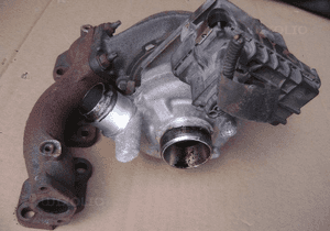 Peugeot 407 2.7HDI turbosprezarka tyl tylna 2
