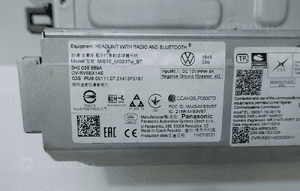Ekran wyświetlacz radio bluetooth vw golf viii 5H0 2