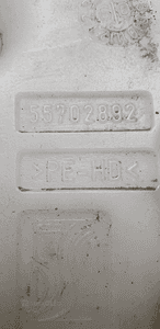 Zbiorniczek spryskiwaczy pompki Fiat Punto EVO 430036418 55702892 7