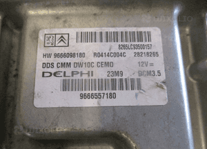 STEROWNIK SILNIKA PEUGEOT CITROEN 2.0 D 9666098180 2