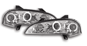 OPEL TIGRA Lampy Soczewkowe CHROM RINGI 1